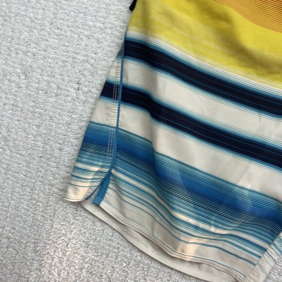 Rip Curl Board Short Swim Trunk Bathing Suit Men Striped Mirage Multicolor Read - Picture 5 of 16